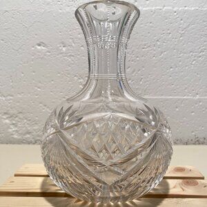 Antique American Rock Crystal Brilliant Cut Glass Vase